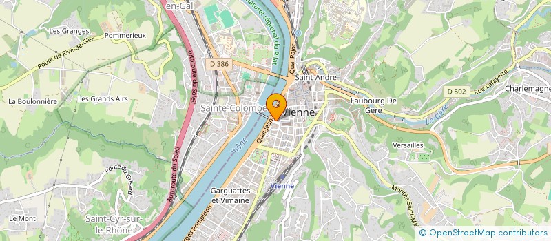 localisation de l'entreprise MONSIEUR THOMAS COULIBALY à VIENNE