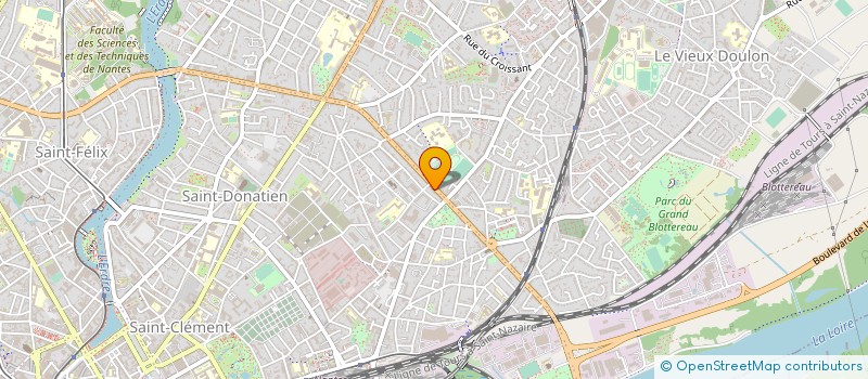 localisation de l'entreprise MONSIEUR THOMAS COURONNE à NANTES