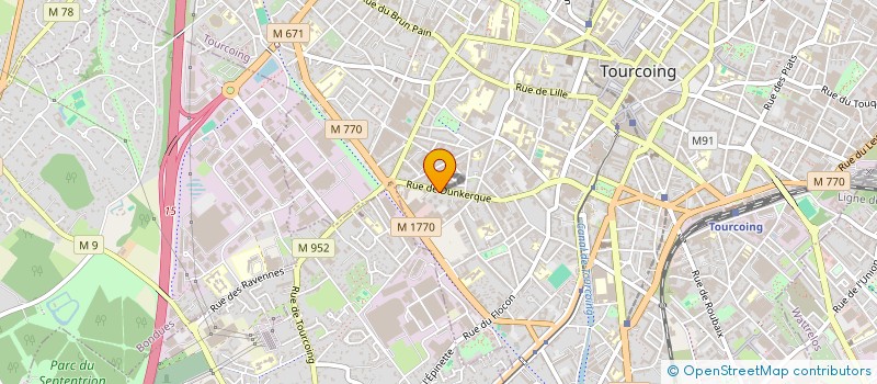 localisation de l'entreprise MONSIEUR THOMAS COUROUBLE  TOURCOING