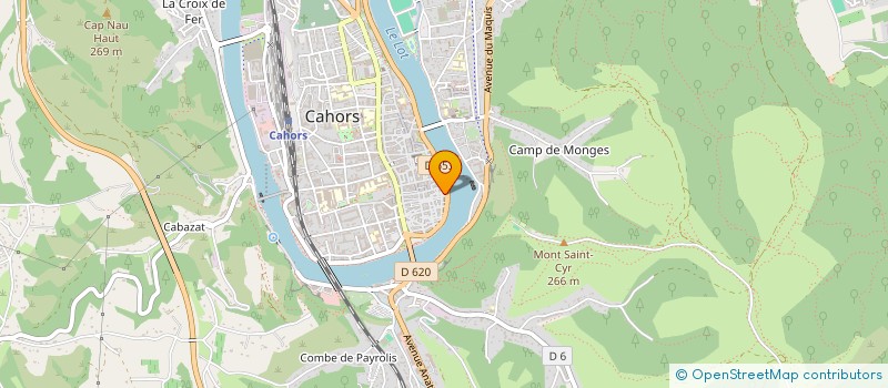 localisation de l'entreprise MONSIEUR THOMAS COURTAIN  FIGEAC