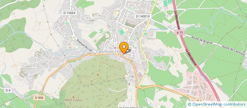 localisation de l'entreprise MONSIEUR THOMAS COURTOIS  CLERMONT-L'HERAULT