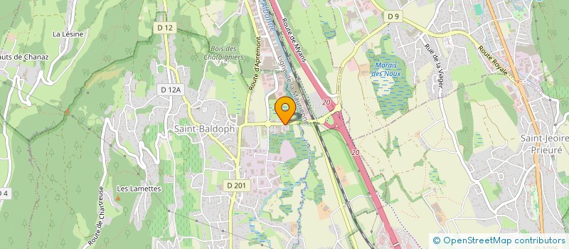 localisation de l'entreprise MONSIEUR THOMAS COUSIN  SAINT-BALDOPH