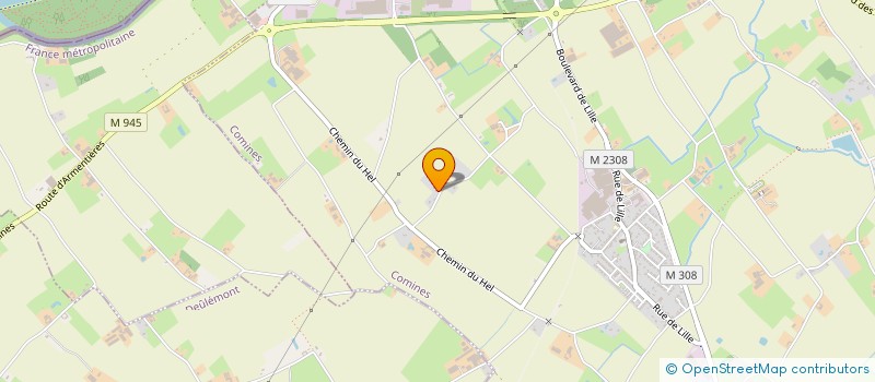 localisation de l'entreprise MONSIEUR THOMAS COUSIN  COMINES