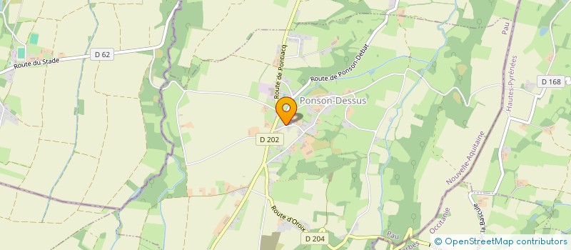 localisation de l'entreprise MONSIEUR THOMAS COUTURE  PONSON-DESSUS