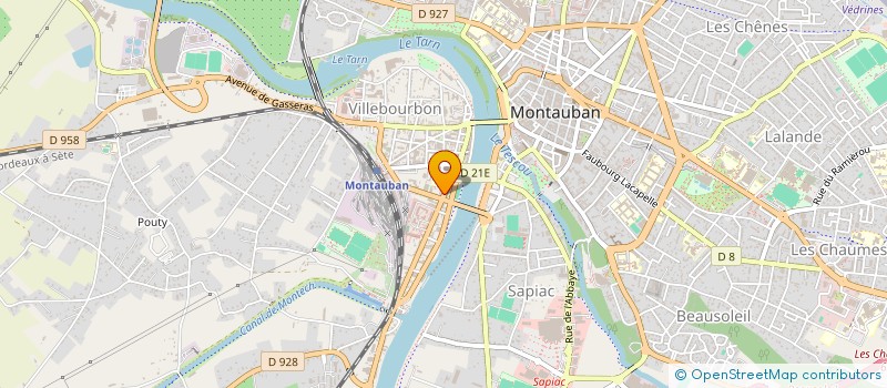 localisation de l'entreprise MONSIEUR THOMAS COYARD  MONTAUBAN