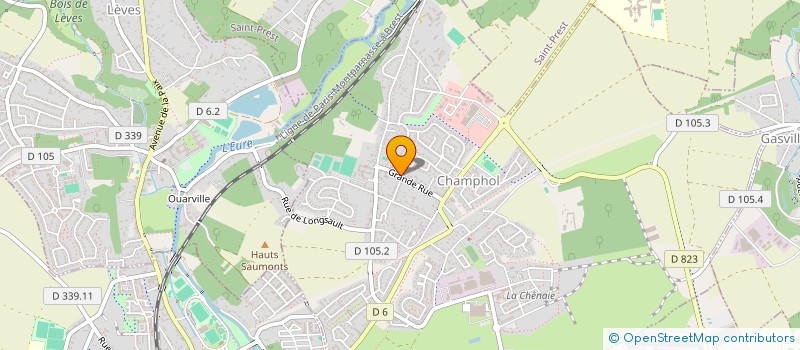 localisation de l'entreprise MONSIEUR THOMAS CRIGNON à CHAMPHOL