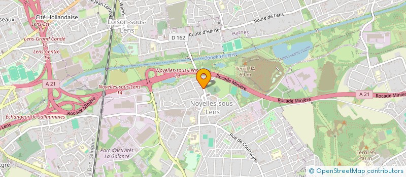 localisation de l'entreprise MONSIEUR THOMAS CROMBECQUE  NOYELLES-SOUS-LENS