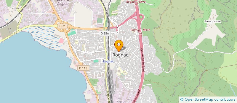 localisation de l'entreprise MONSIEUR THOMAS CROMBEZ  ROGNAC