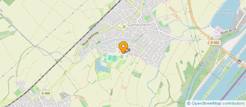 localisation de l'entreprise MONSIEUR THOMAS CRONIMUS  GAMBSHEIM