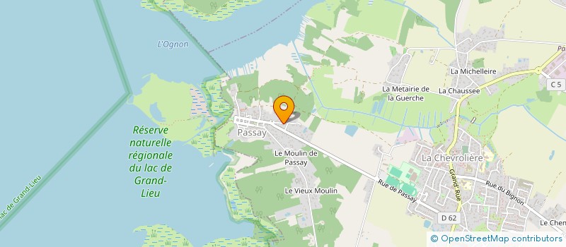 localisation de l'entreprise MONSIEUR THOMAS CROSNIER  LA CHEVROLIERE