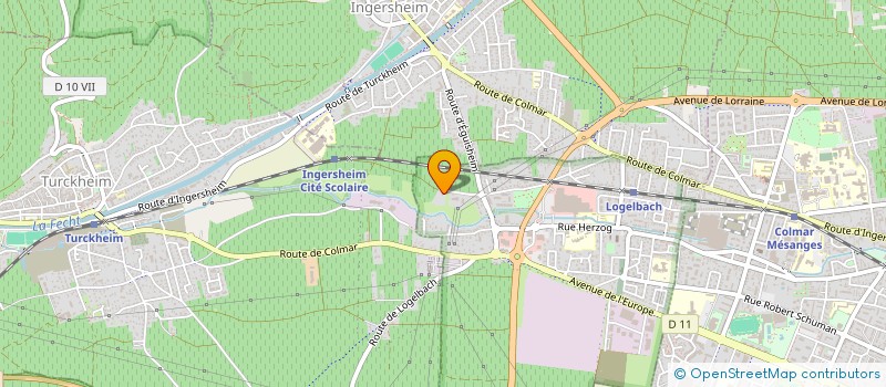 localisation de l'entreprise MONSIEUR THOMAS CROSSET  WINTZENHEIM