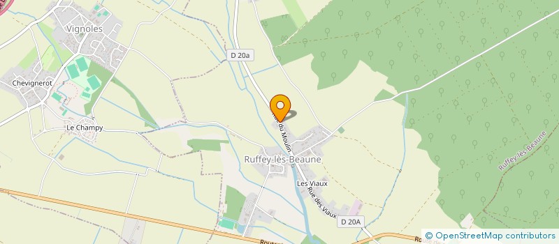 localisation de l'entreprise MONSIEUR THOMAS CROTET  MEURSANGES