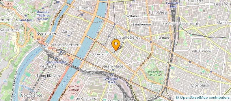 localisation de l'entreprise MONSIEUR THOMAS CROUZIER  LYON