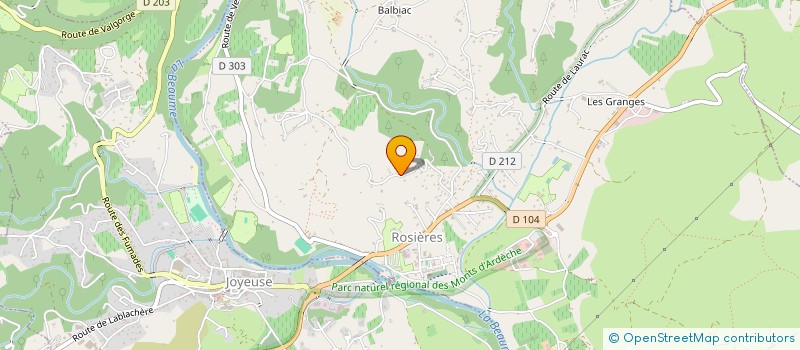 localisation de l'entreprise MONSIEUR THOMAS CROZIER  ROSIERES