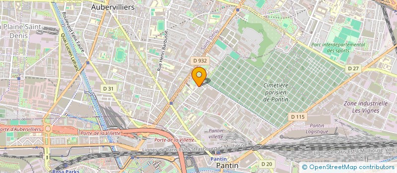 localisation de l'entreprise MONSIEUR THOMAS CRVENKOVIC  PANTIN