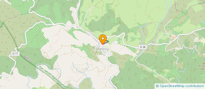 localisation de l'entreprise MONSIEUR THOMAS CUBERES  BELESTA