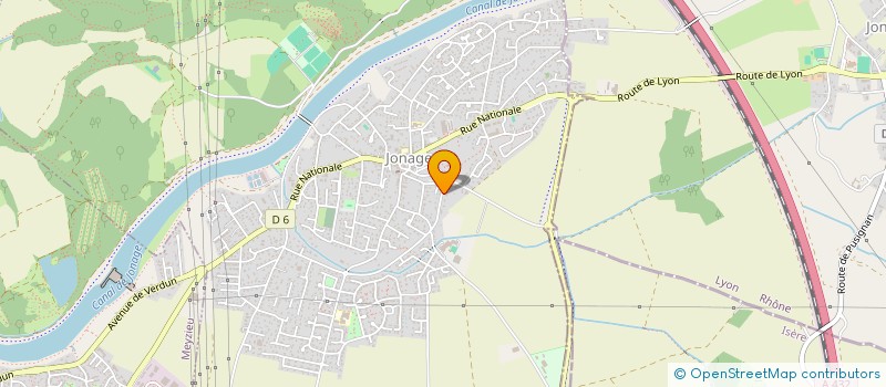 localisation de l'entreprise MONSIEUR THOMAS CUGNO  JONAGE