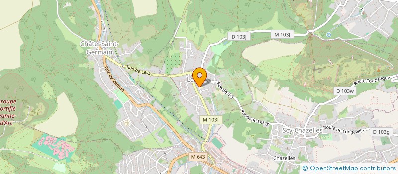 localisation de l'entreprise MONSIEUR THOMAS CUISINIER  LESSY