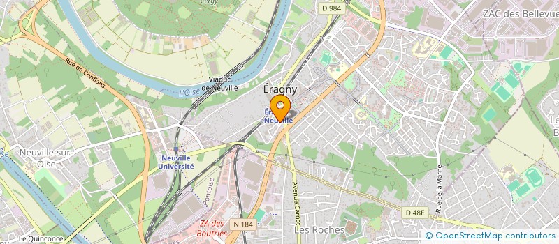 localisation de l'entreprise MONSIEUR THOMAS CUNHA  ERAGNY