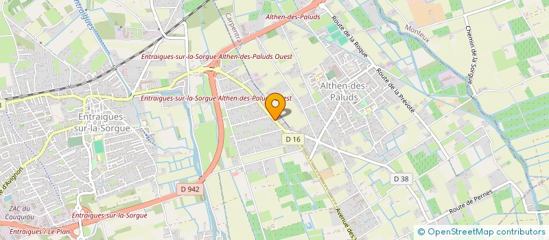 localisation de l'entreprise MONSIEUR THOMAS CUOZZO  ENTRAIGUES-SUR-LA-SORGUE