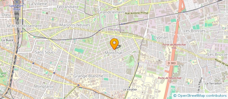 localisation de l'entreprise MONSIEUR THOMAS CURT  LYON