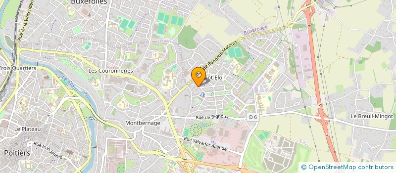 localisation de l'entreprise MONSIEUR THOMAS CUTTER  POITIERS