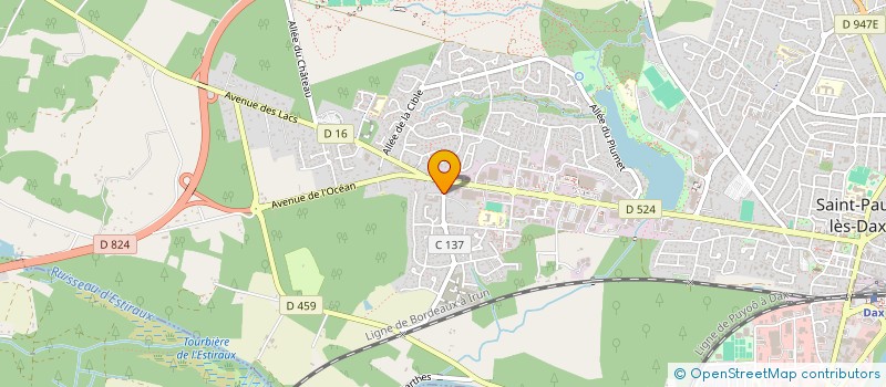 localisation de l'entreprise MONSIEUR THOMAS D ARAUJO  SAINT-PAUL-LES-DAX