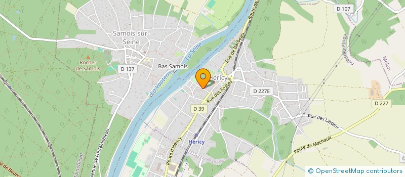 localisation de l'entreprise MONSIEUR THOMAS D'ASCANIO  HERICY