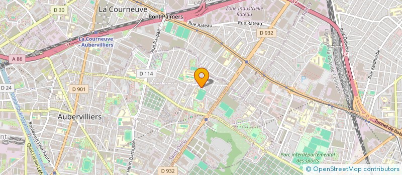 localisation de l'entreprise MONSIEUR THOMAS DA SILVA  AUBERVILLIERS