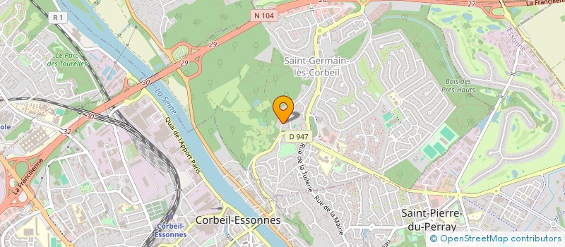 localisation de l'entreprise MONSIEUR THOMAS DA SILVA SANTOS  AVENSAN