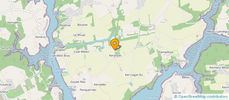 localisation de l'entreprise MONSIEUR THOMAS DAGORN  RIEC-SUR-BELON