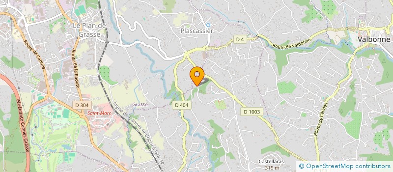 localisation de l'entreprise MONSIEUR THOMAS DALBIN  MOUANS-SARTOUX