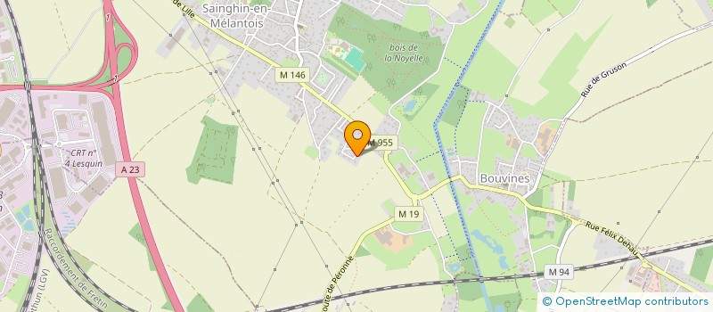 localisation de l'entreprise MONSIEUR THOMAS DAMAY  SAINGHIN-EN-MELANTOIS