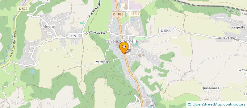 localisation de l'entreprise MONSIEUR THOMAS DAMOUR  NIVOLAS-VERMELLE