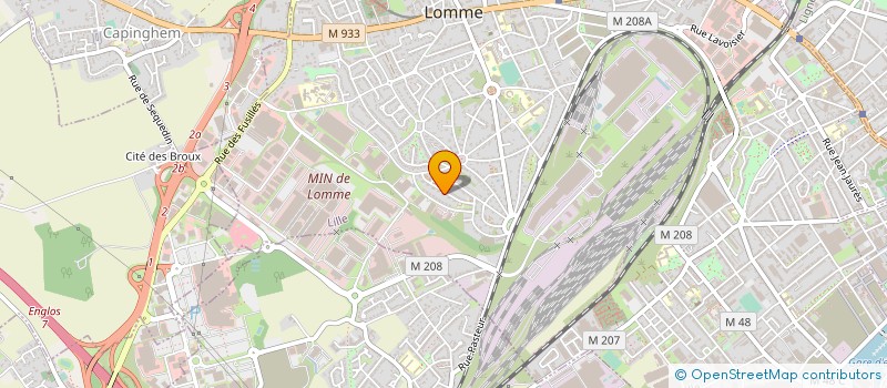 localisation de l'entreprise MONSIEUR THOMAS DANEL à LILLE
