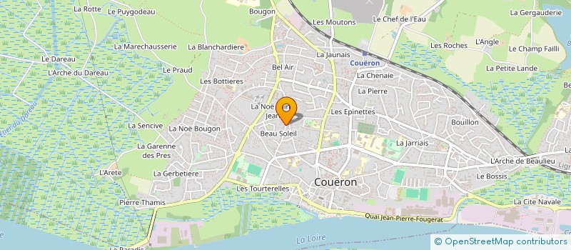 localisation de l'entreprise MONSIEUR THOMAS DANET à COUERON