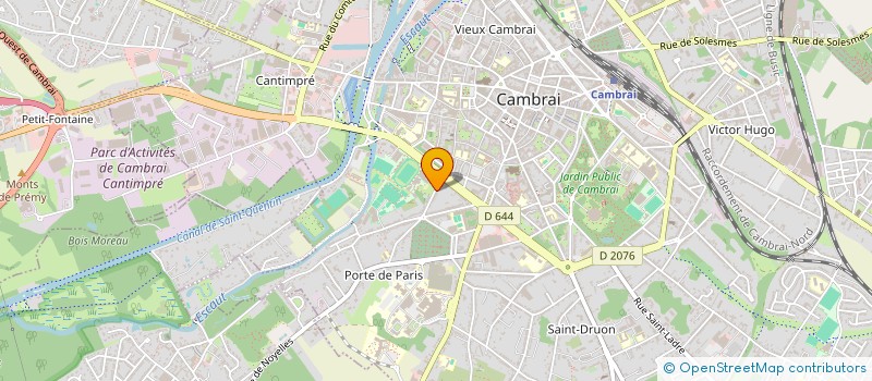 localisation de l'entreprise MONSIEUR THOMAS DANGLETERRE à CAMBRAI