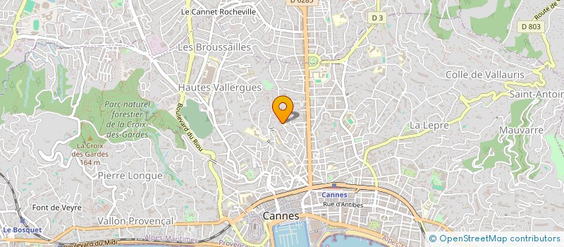 localisation de l'entreprise MONSIEUR THOMAS DANIELI  CANNES