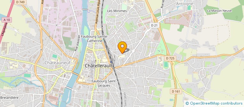 localisation de l'entreprise MONSIEUR THOMAS DANIGO  CHATELLERAULT