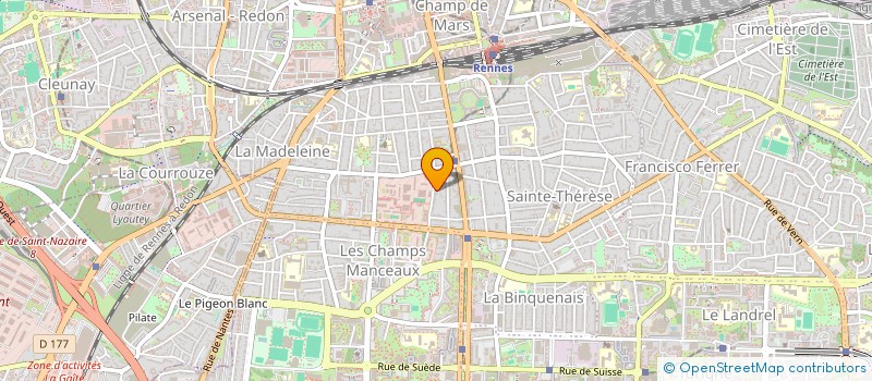 localisation de l'entreprise MONSIEUR THOMAS DANQUOINS  RENNES