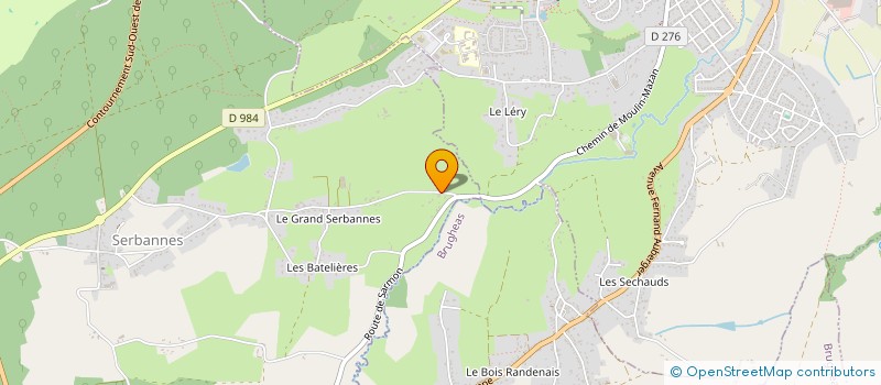 localisation de l'entreprise MONSIEUR THOMAS DAPZOL  SERBANNES