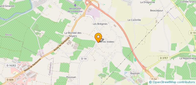 localisation de l'entreprise MONSIEUR THOMAS DARNE  BEZIERS