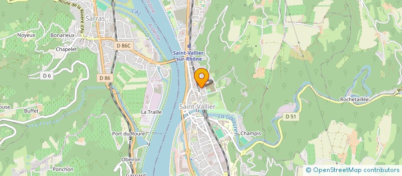 localisation de l'entreprise MONSIEUR THOMAS DARU  SAINT-VALLIER