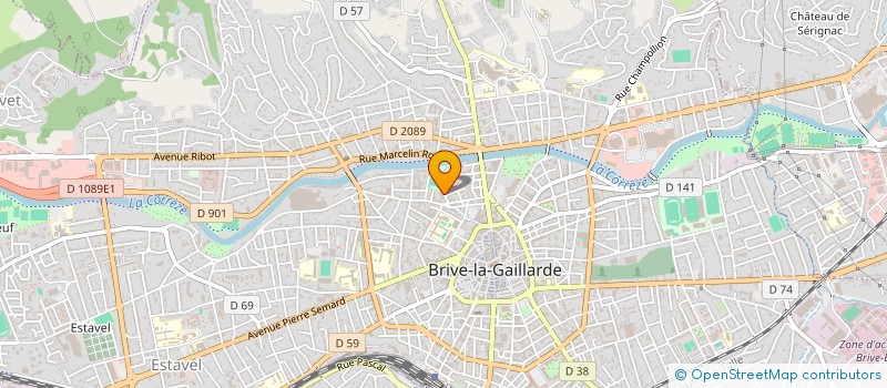 localisation de l'entreprise MONSIEUR THOMAS DAUBERNARD  BRIVE-LA-GAILLARDE