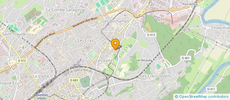 localisation de l'entreprise MONSIEUR THOMAS DAUBORD à BESANCON