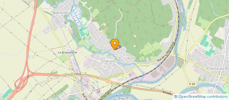 localisation de l'entreprise MONSIEUR THOMAS DAUREL  CLAIROIX