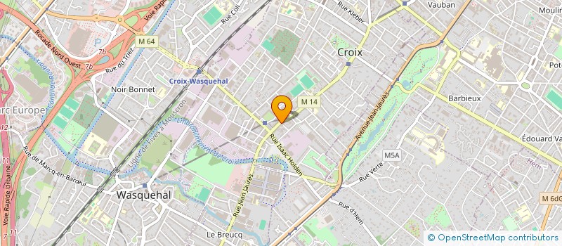 localisation de l'entreprise MONSIEUR THOMAS DE ABREU  CROIX