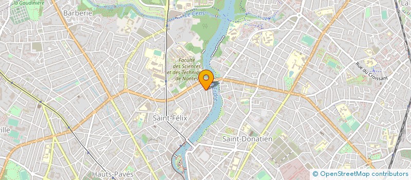 localisation de l'entreprise MONSIEUR THOMAS DE BROSSIA  NANTES