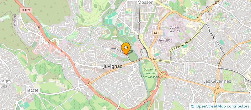 localisation de l'entreprise MONSIEUR THOMAS DE HARO  JUVIGNAC