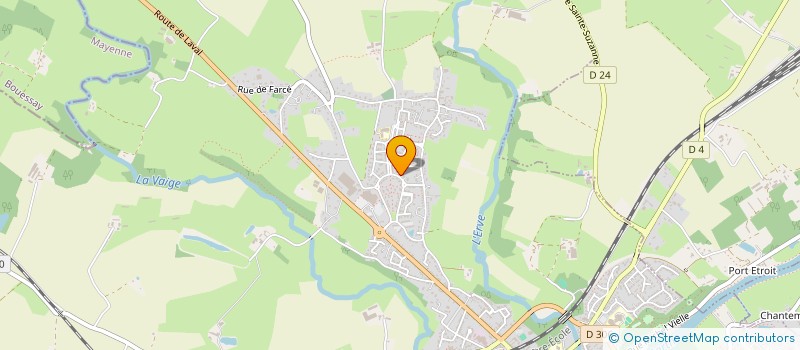 localisation de l'entreprise MONSIEUR THOMAS DE LA CELLE DE CHATEAUBOURG  SABLE-SUR-SARTHE